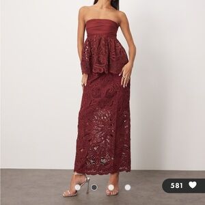 ARRANGE floral cornelli tie back set- includes skirt and top